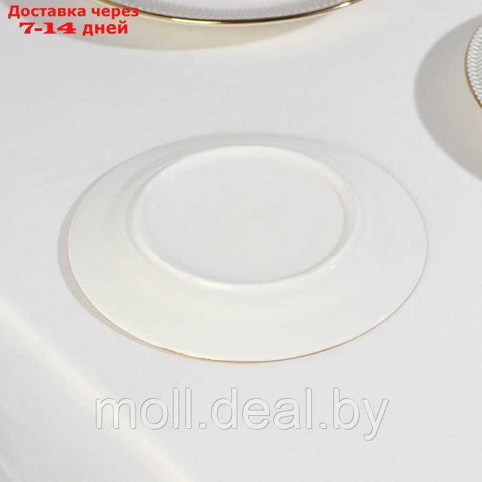 Набор тарелок фарфоровых Royal, 3 предмета: d=18/23/25,5 см, цвет белый - фото 5 - id-p213487110