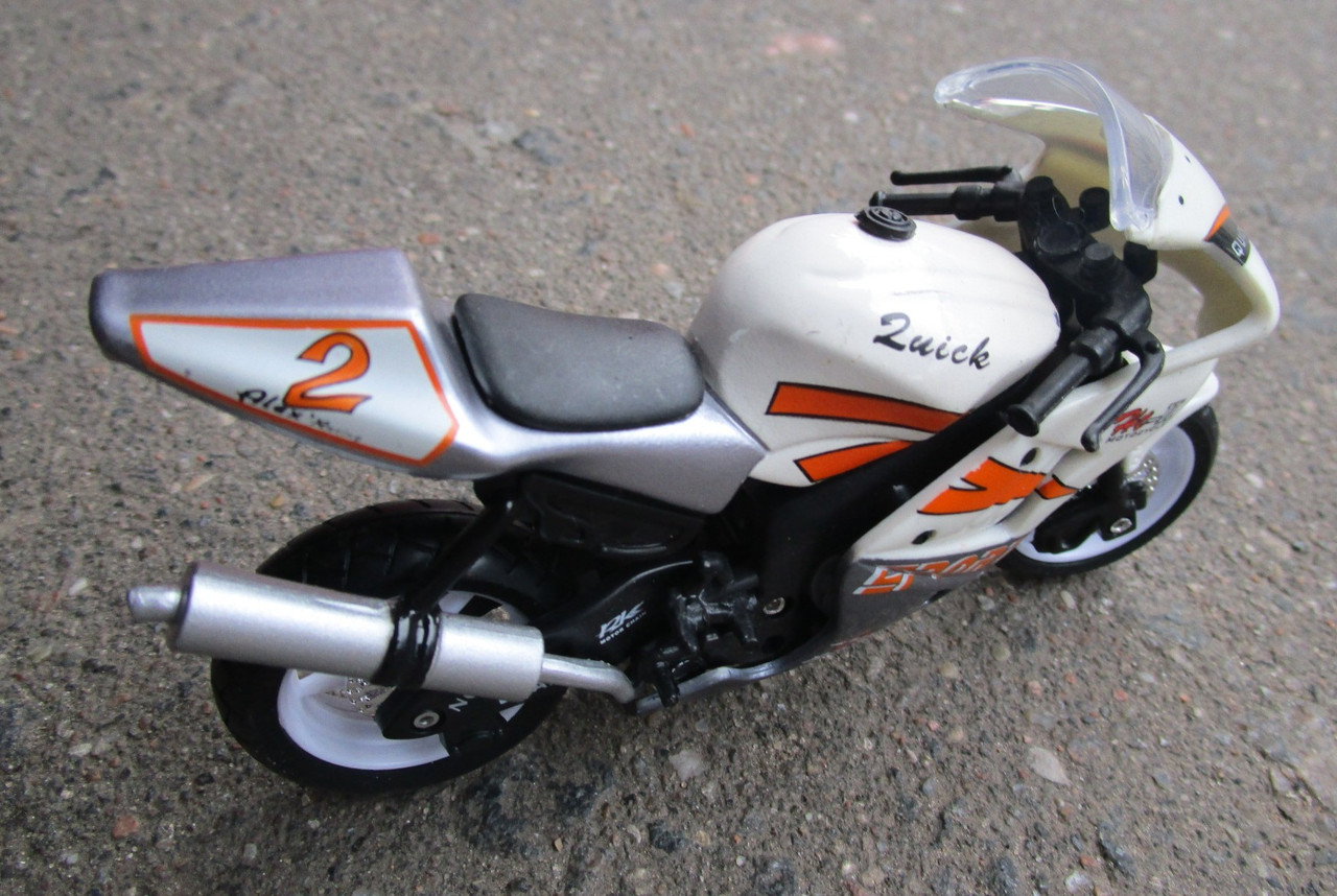 Мотоцикл металлический модель 12см - фото 3 - id-p30342794