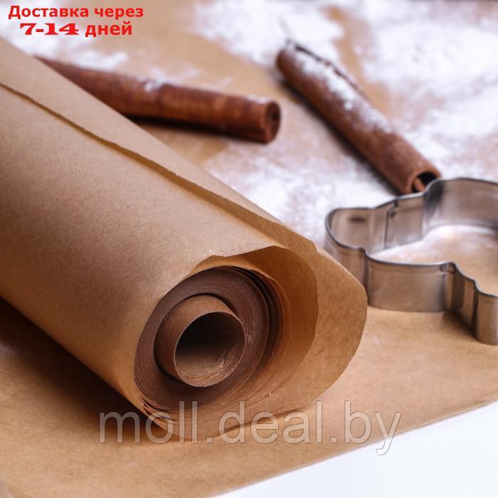 Бумага для выпечки силиконизированная, коричневая 38 х 25 м - фото 2 - id-p213487131