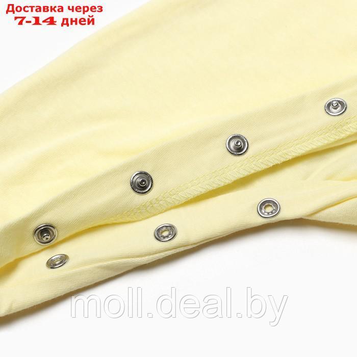 Комбинезон для девочки, цвет желтый, рост 74 см - фото 4 - id-p213486204