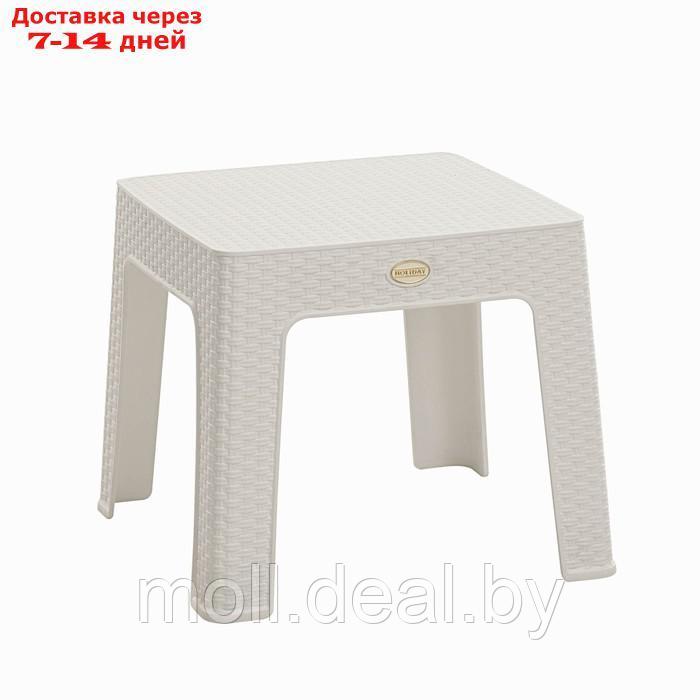 Набор садовой мебели "Милан" 3 предметов: 2 кресла, стол, белый - фото 2 - id-p213485243