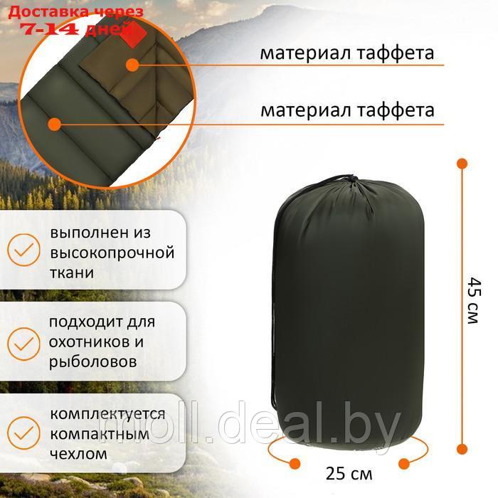 Спальник 2 слоя, левый, одеяло 220*90 см, +10/+25 camping summer - фото 3 - id-p213485254