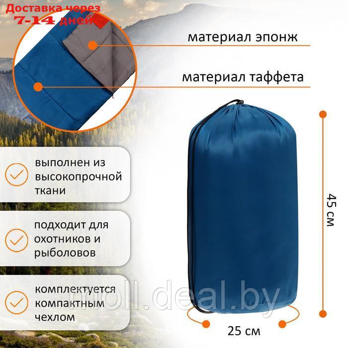 Спальник 2 слоя, правый, одеяло+подг. 220*90 см, +10/+25 camping comfort summer - фото 3 - id-p213485255