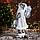 Дед Мороз "Клетчатом жилете " музыка шевелит головой, 43 см, серый, фото 4