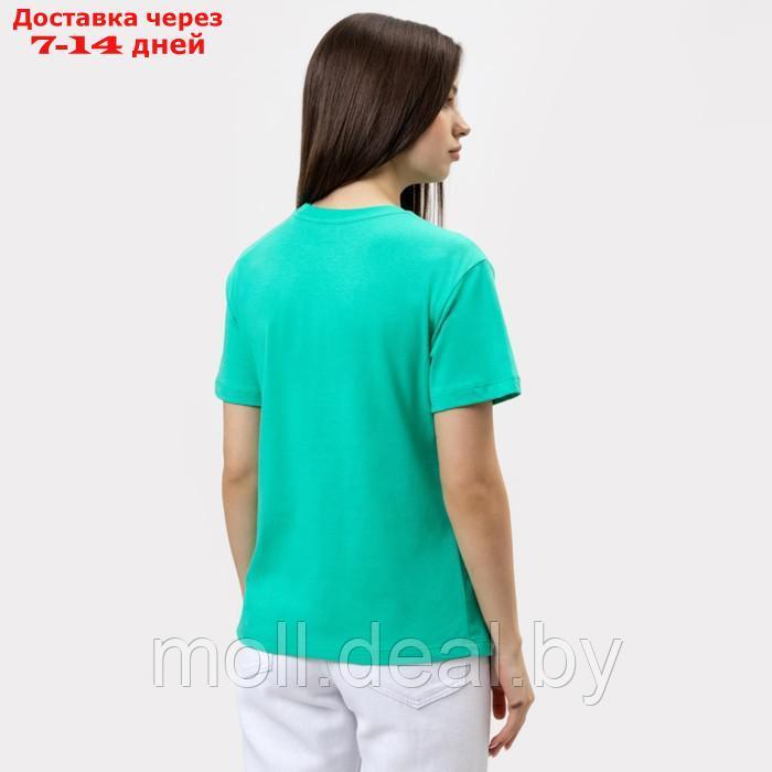 Футболка женская, цвет тропическая зелень, размер 42 - фото 2 - id-p213488993