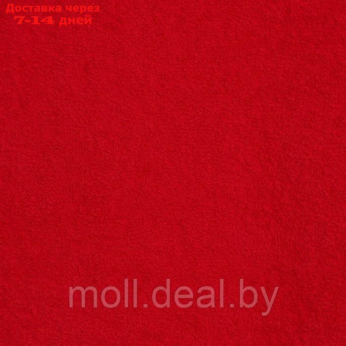 Полотенце махровое 70х130см, красный, 360г/м, 100% хлопок - фото 3 - id-p213481774