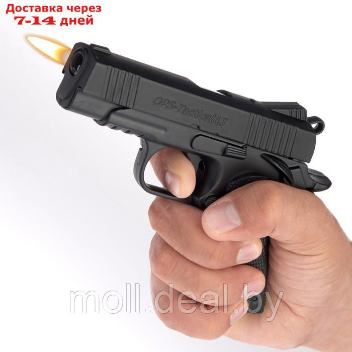 Зажигалка газовая "Пистолет", пьезо, 17.5 х 2.5 х 11.5 см - фото 5 - id-p213485348