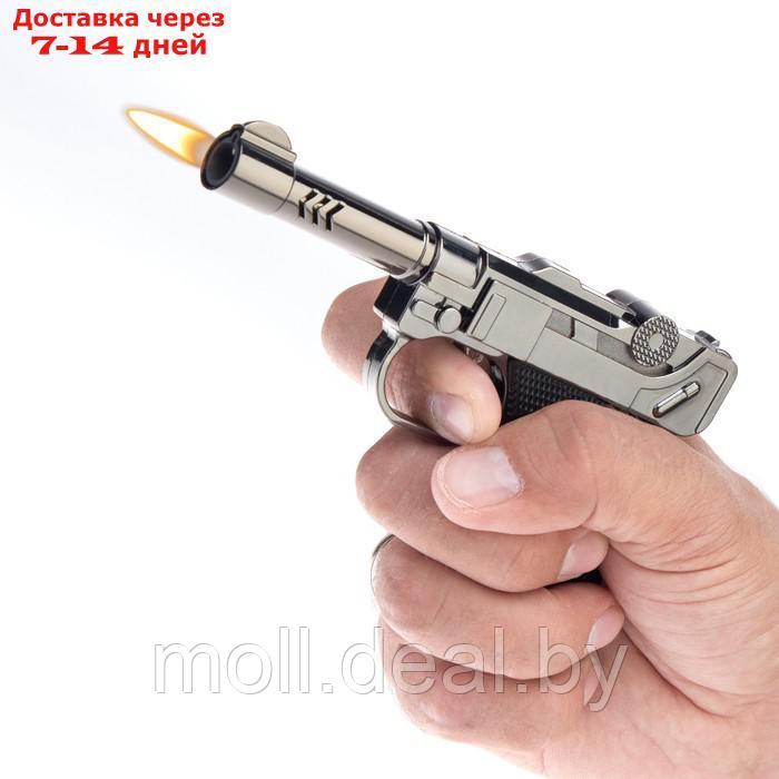 Зажигалка газовая "Пистолет", пьезо, 1 х 3 х 7.4 см - фото 4 - id-p213485351
