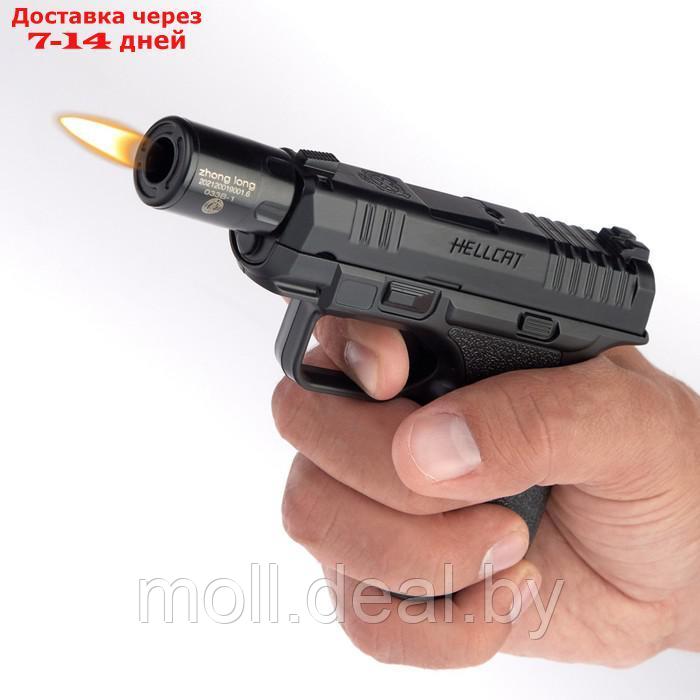 Зажигалка газовая "Пистолет", пьезо, 1 х 2.8 х 8 см - фото 4 - id-p213485354