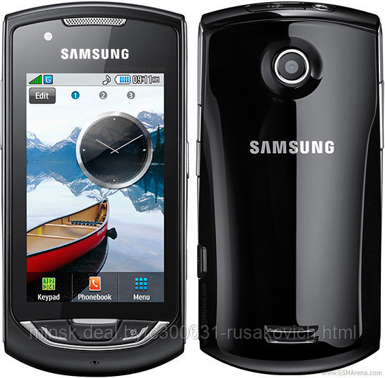 Замена стекла сенсора тачскрина SAMSUNG S5620 черный/белый