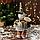 Дед Мороз "В тёплом костюме, с подарками" двигается, 24 см, серый, фото 3