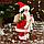 Дед Мороз "В узорчатом жилете, с подарками" двигается, с подсветкой, 24 см, красный, фото 2
