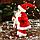 Дед Мороз "В узорчатом жилете, с подарками" двигается, с подсветкой, 24 см, красный, фото 4