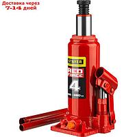 Домкрат бутылочный гидравлический STAYER RED FORCE 43160-4_z01, 194-372 мм, 4 т