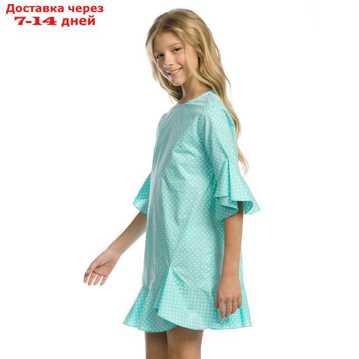 Платье для девочек, размер 11, цвет ментол - фото 3 - id-p213474136