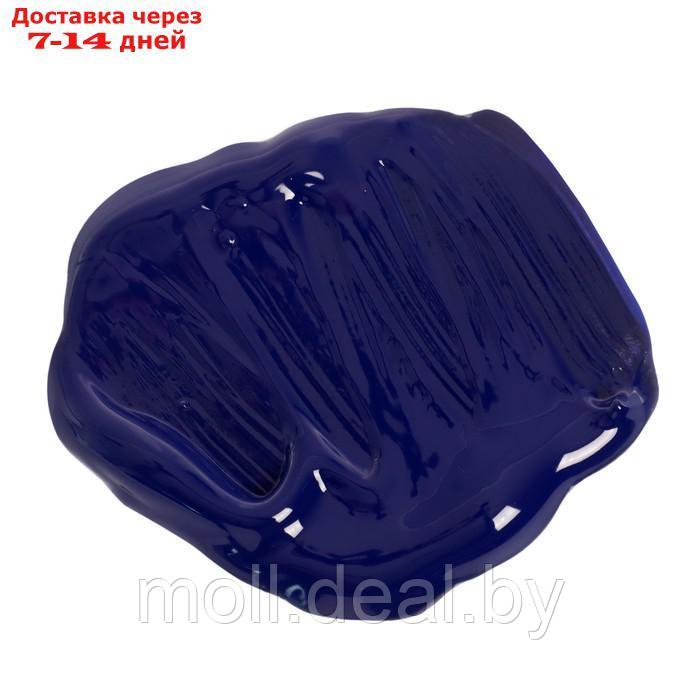 Краска акриловая 500 мл ЗХК "Ладога", синяя - фото 3 - id-p213480229