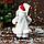 Дед Мороз "С мешком подарков и фонариком" двигается, с подсветкой, 31 см, красно-белый, фото 3
