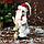 Дед Мороз "С мешком подарков и фонариком" двигается, с подсветкой, 31 см, красно-белый, фото 4