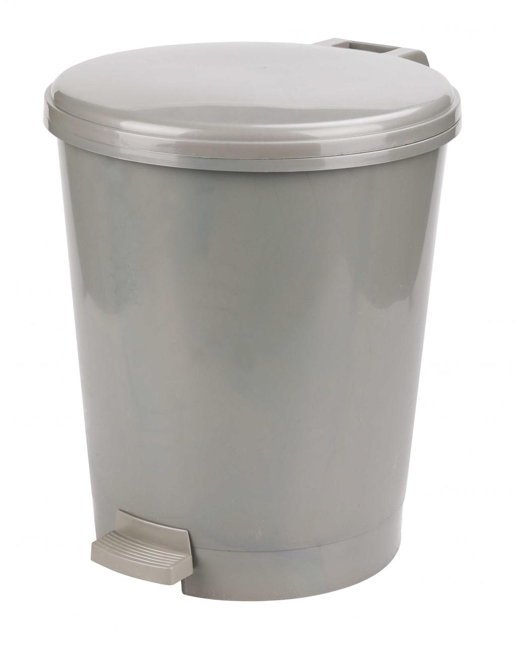 Ведро-контейнер для мусора с педалью, 12л., "Эконом" арт. М7250