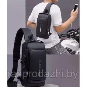 Сумка - рюкзак через плечо Fashion с кодовым замком и USB - фото 1 - id-p213539730
