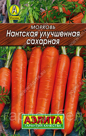 Морковь Нантская улучшенная сахарная 2г Аэлита - фото 1 - id-p213539826