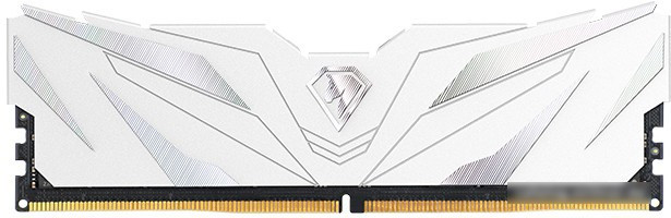 Оперативная память Netac Shadow II White 16ГБ DDR5 4800 МГц NTSWD5P48SP-16W - фото 1 - id-p213228310