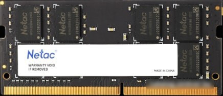 Оперативная память Netac Basic 16GB DDR4 SODIMM PC4-25600 NTBSD4N32SP-16 - фото 1 - id-p213228294