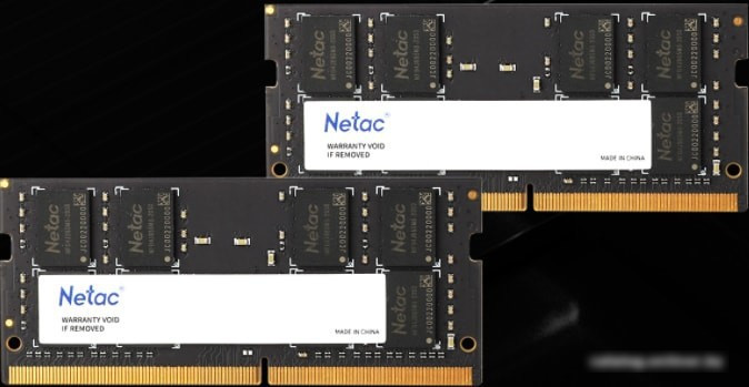 Оперативная память Netac Basic 16GB DDR4 SODIMM PC4-25600 NTBSD4N32SP-16 - фото 2 - id-p213228294