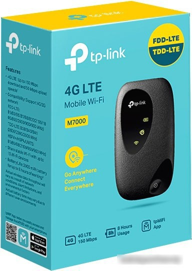 Мобильный 4G Wi-Fi роутер TP-Link M7000 - фото 4 - id-p213227093