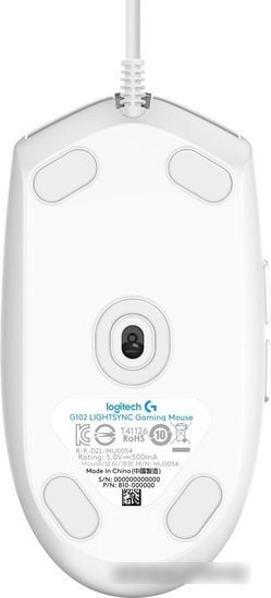 Игровая мышь Logitech G102 Lightsync (белый) - фото 5 - id-p213225730
