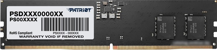 Оперативная память Patriot Signature Line 8ГБ DDR5 5600 МГц PSD58G560041 - фото 1 - id-p213228359