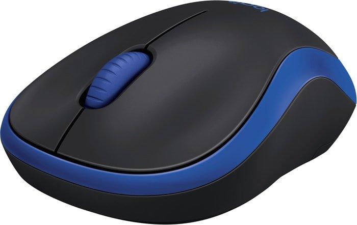 Мышь Logitech M185 (черный/синий) - фото 2 - id-p213225679