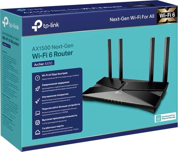 Wi-Fi роутер TP-Link Archer AX10 - фото 4 - id-p213227078