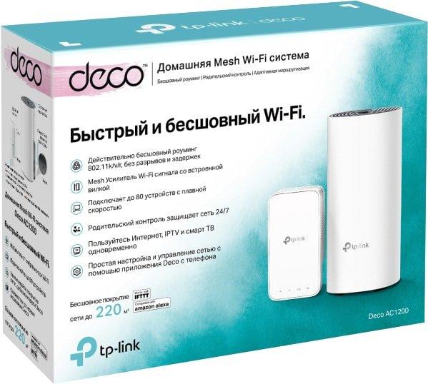 Wi-Fi роутер TP-Link Deco AC1200 - фото 3 - id-p213227062
