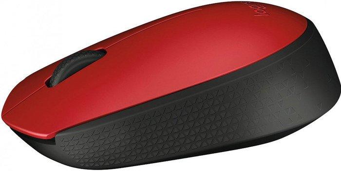 Мышь Logitech M171 Wireless Mouse красный/черный [910-004641] - фото 2 - id-p213225649