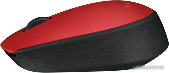 Мышь Logitech M171 Wireless Mouse красный/черный [910-004641] - фото 4 - id-p213225649