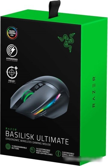 Игровая мышь Razer Basilisk Ultimate (без зарядного крэдла) - фото 5 - id-p213225733
