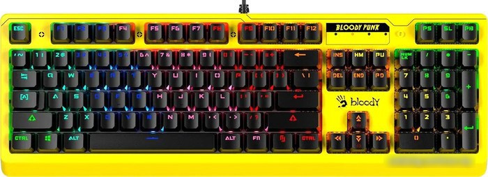 Клавиатура A4Tech B810RC (желтый) - фото 1 - id-p213224355
