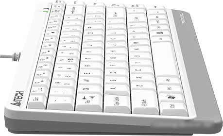 Клавиатура A4Tech Fstyler FKS11 (белый/серый) - фото 4 - id-p213224373