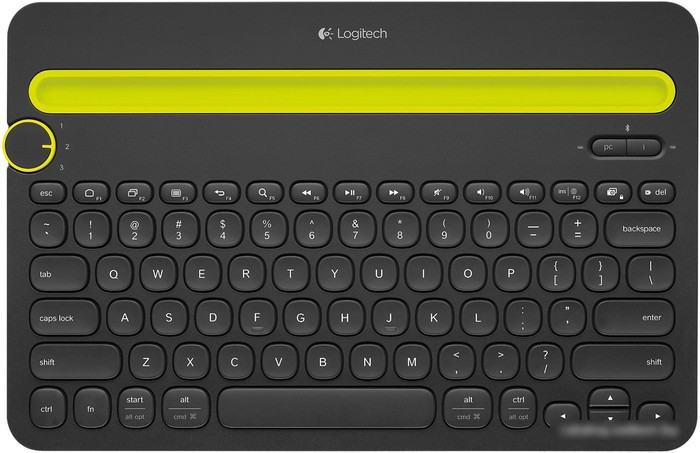 Клавиатура Logitech Bluetooth Multi-Device Keyboard K480 Black (920-006368) - фото 1 - id-p213224513
