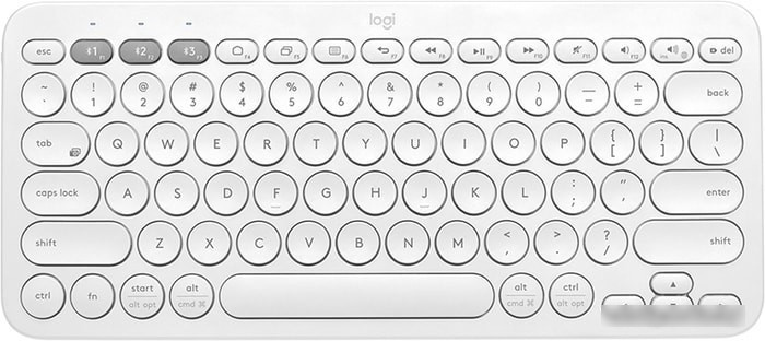 Клавиатура Logitech Multi-Device K380 Bluetooth (белый) - фото 1 - id-p213224505