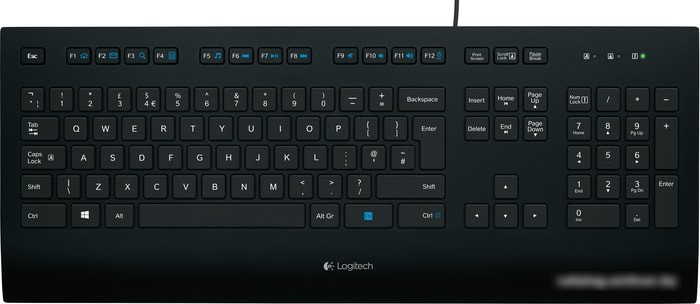 Клавиатура Logitech Corded Keyboard K280e (920-005215) - фото 1 - id-p213224507