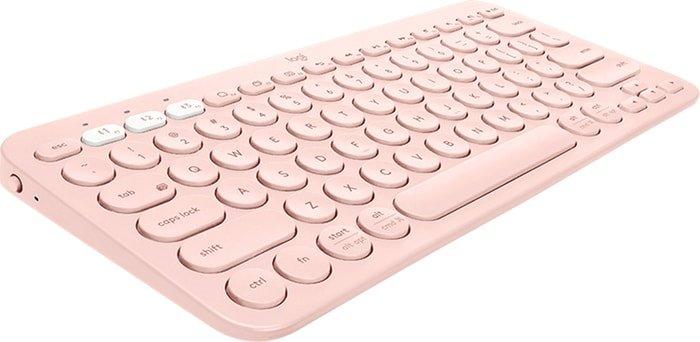 Клавиатура Logitech Multi-Device K380 Bluetooth (розовый) - фото 2 - id-p213224511