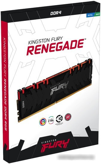 Оперативная память Kingston FURY Renegade RGB 32GB DDR4 PC4-28800 KF436C18RBA/32 - фото 5 - id-p213227787