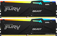 Оперативная память Kingston FURY Beast RGB 2x16ГБ DDR5 5200 МГц KF552C40BBAK2-32