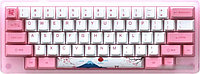 Клавиатура Akko ACR 59 Acrylic Tokyo (Akko CS Jelly Pink, нет кириллицы)