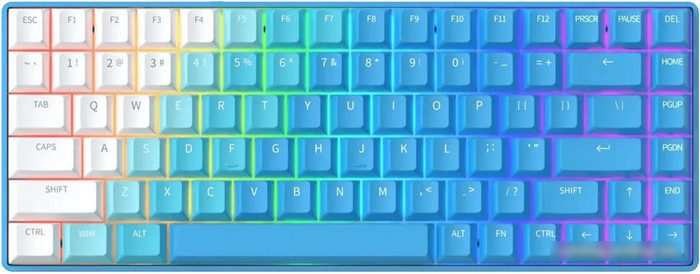 Клавиатура Dareu A84 (Blue Ice) - фото 1 - id-p213225200