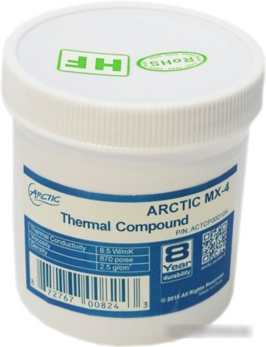 Термопаста Arctic MX-4 ACTCP00072A (1000 г) - фото 1 - id-p213223509