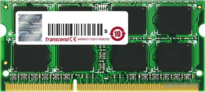 Оперативная память Transcend JetRam 4GB DDR3 SO-DIMM PC3-12800 (TS512MSK64V6N) - фото 1 - id-p213227924