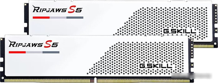 Оперативная память G.Skill Ripjaws S5 2x32ГБ DDR5 5600МГц F5-5600J3036D32GX2-RS5W - фото 1 - id-p213228087